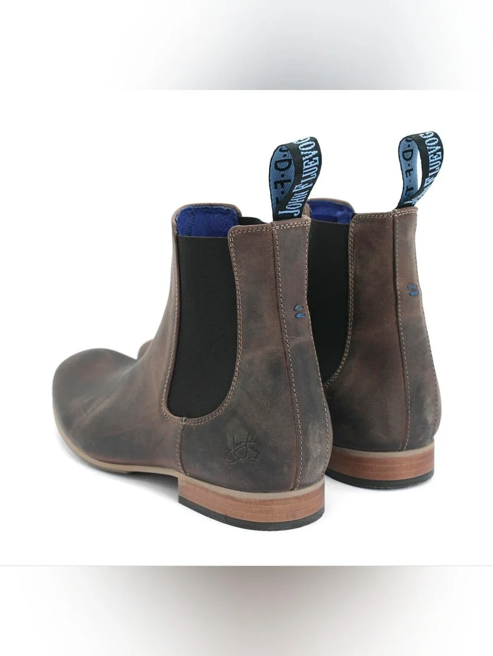 John Fluevog Radio Rci Brown Leather Chelsea Boots